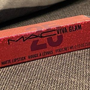 MAC Viva Glam 25th 25 Anniversary MATTE LIPSTICK NEW DISCONTINUED